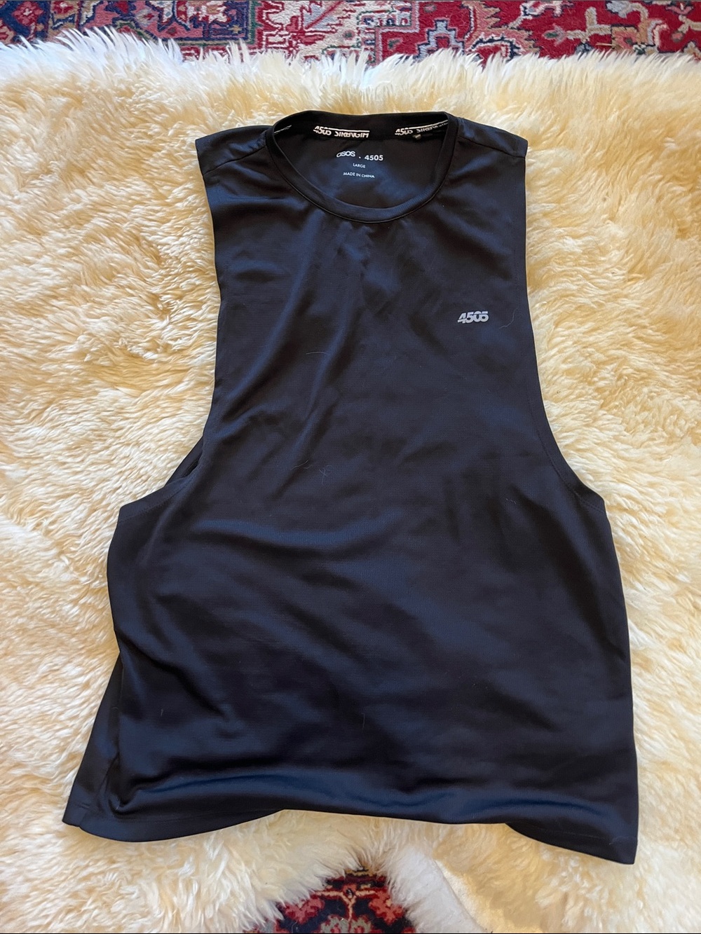 ASOS 4505 Black Athletic Muscle Tank